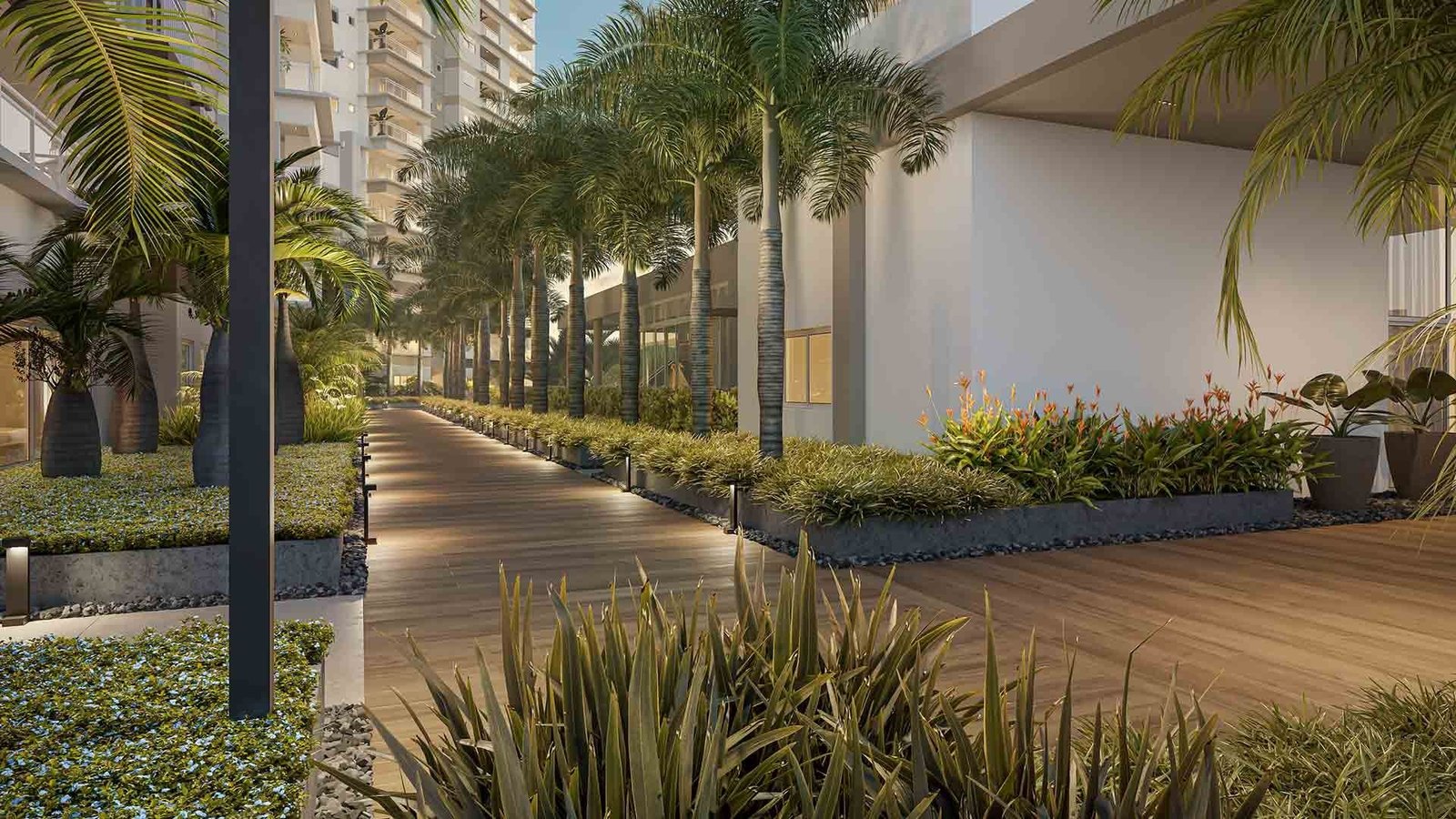 Perspectiva artistica do boulevard